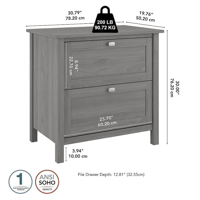 2 Drawer Lateral File Cabinet