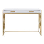 Modern Dual-Tone 1-Drawer Desk