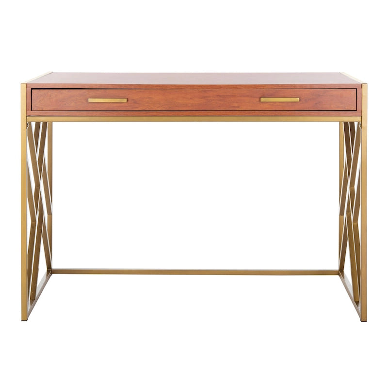 Modern Dual-Tone 1-Drawer Desk