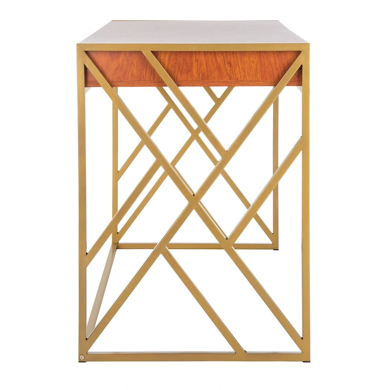 Modern Dual-Tone 1-Drawer Desk