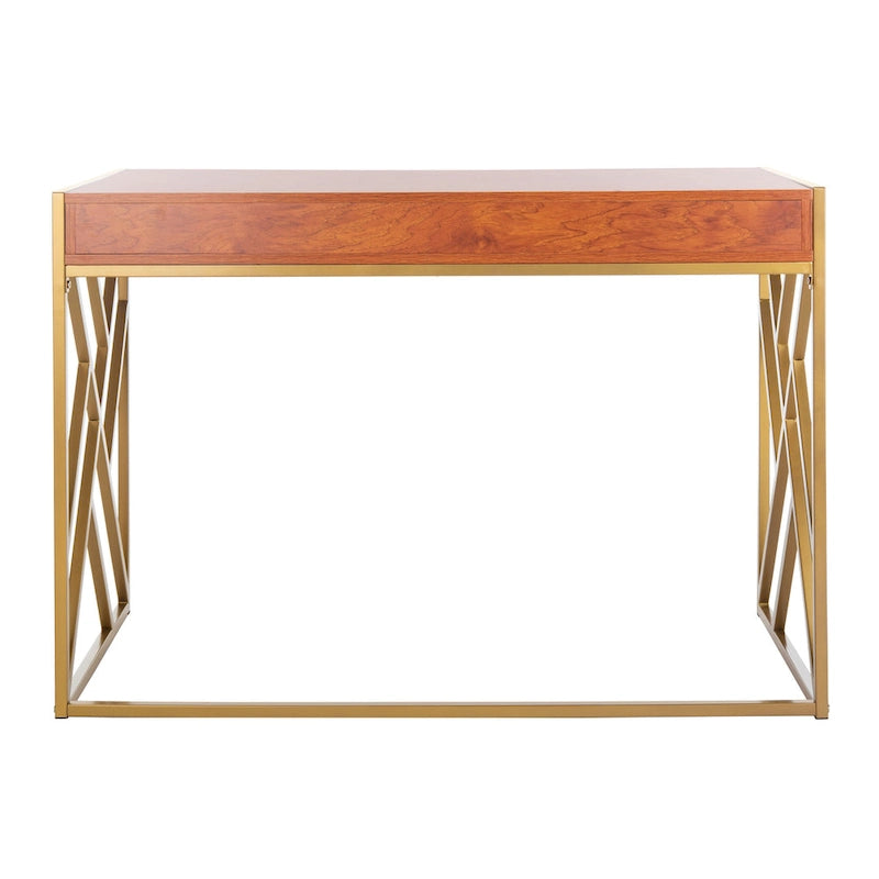 Modern Dual-Tone 1-Drawer Desk