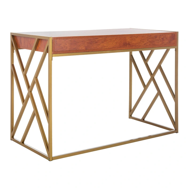 Modern Dual-Tone 1-Drawer Desk