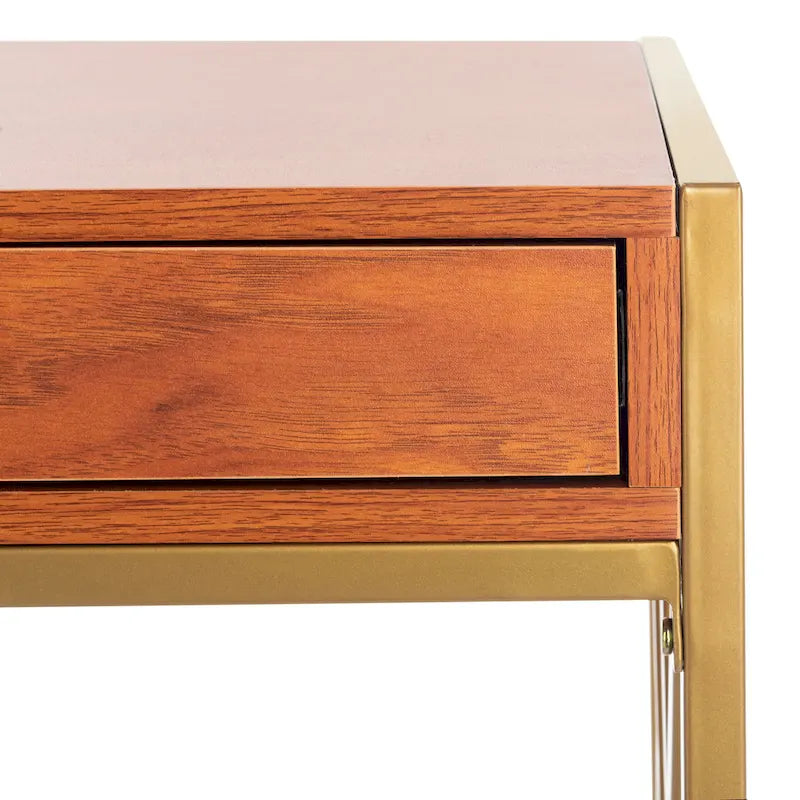 Modern Dual-Tone 1-Drawer Desk