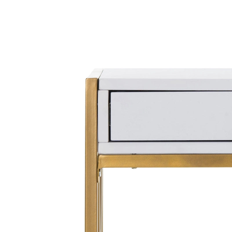 Modern Dual-Tone 1-Drawer Desk