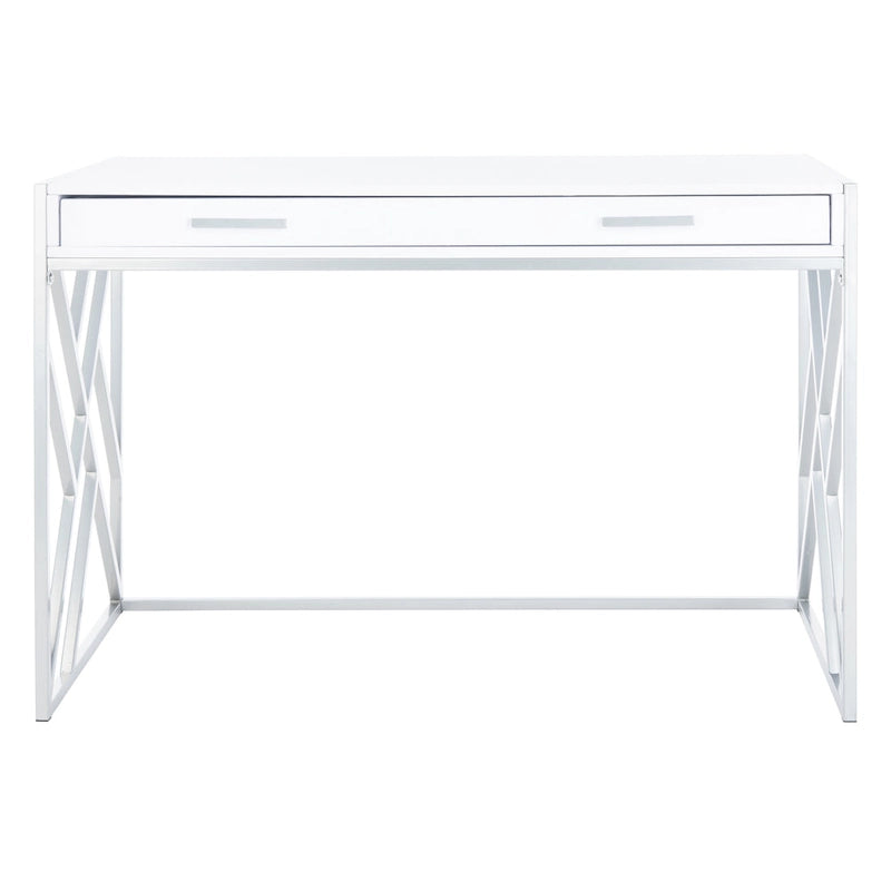 Modern Dual-Tone 1-Drawer Desk