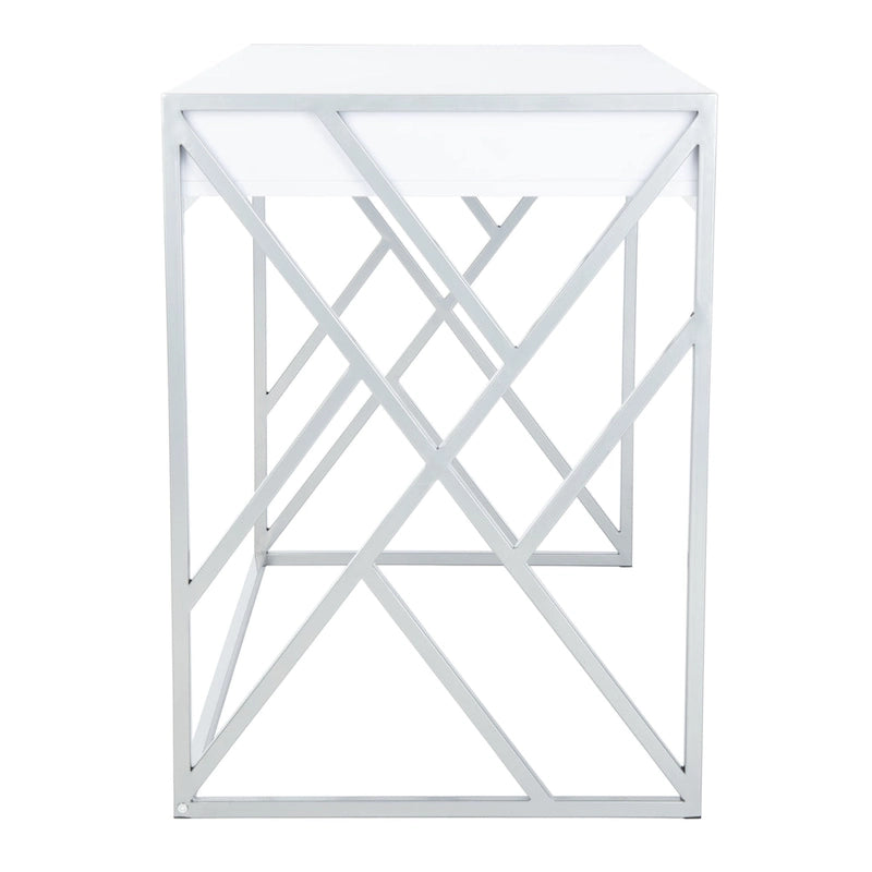 Modern Dual-Tone 1-Drawer Desk