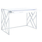 Modern Dual-Tone 1-Drawer Desk