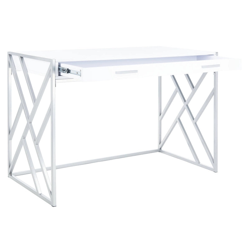 Modern Dual-Tone 1-Drawer Desk