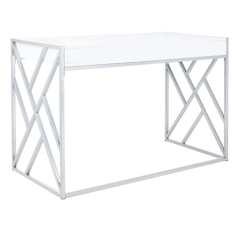 Modern Dual-Tone 1-Drawer Desk