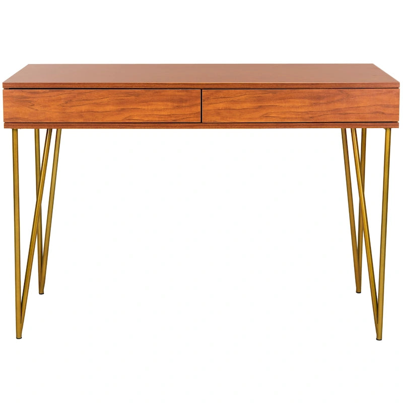 Pine Natural 2-Drawer Desk
