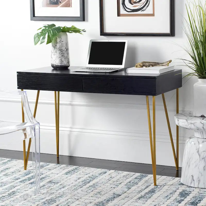 Pine Natural 2-Drawer Desk