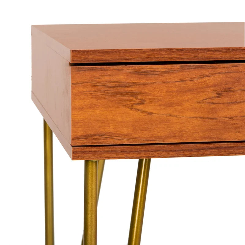 Pine Natural 2-Drawer Desk