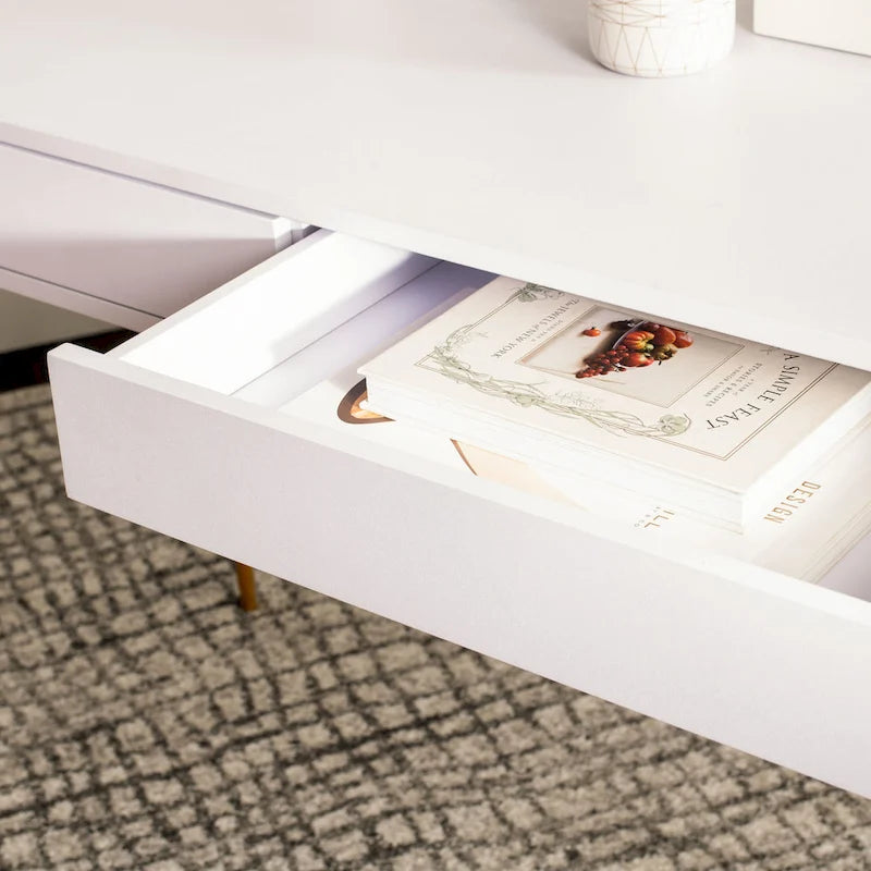 Pine Natural 2-Drawer Desk