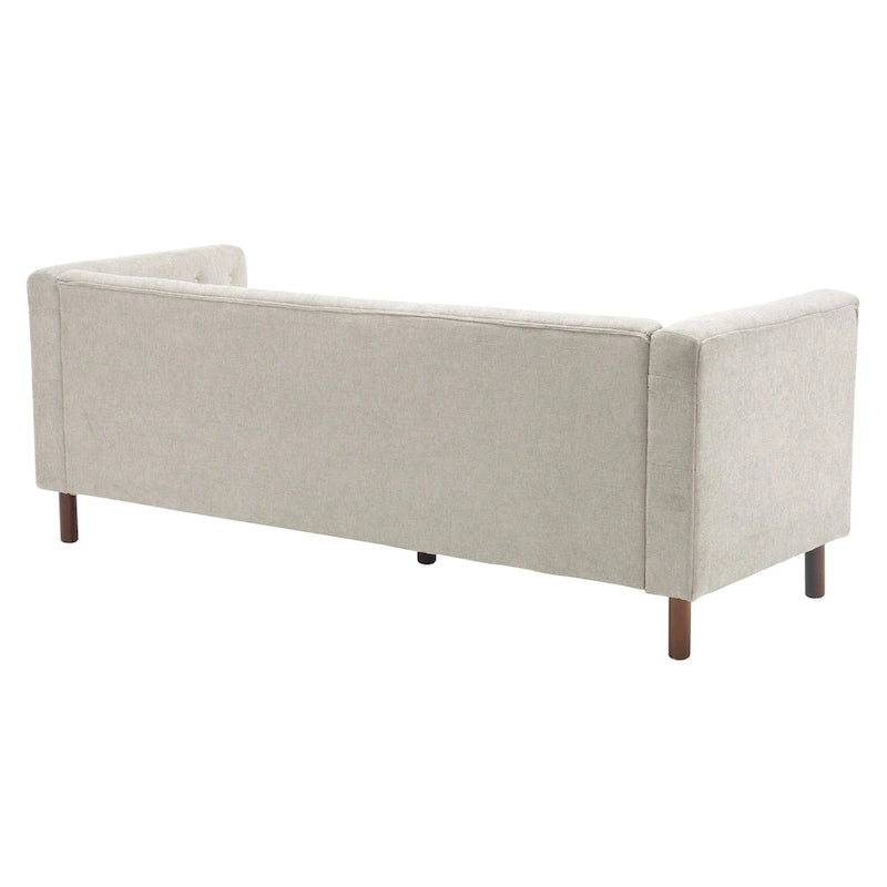 Modern Upholstered 3-Seater Tufted Sofa Couch for Living Room