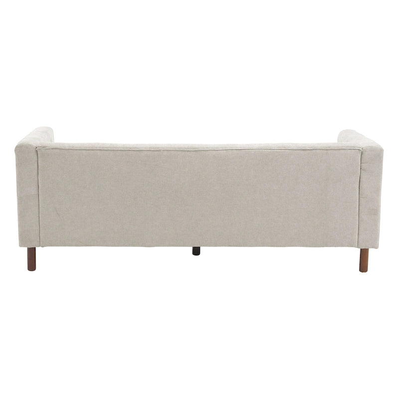 Modern Upholstered 3-Seater Tufted Sofa Couch for Living Room