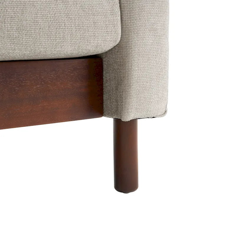 Modern Upholstered 3-Seater Tufted Sofa Couch for Living Room