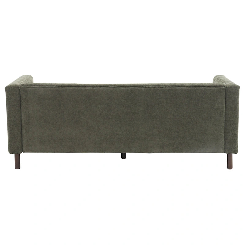 Modern Upholstered 3-Seater Tufted Sofa Couch for Living Room