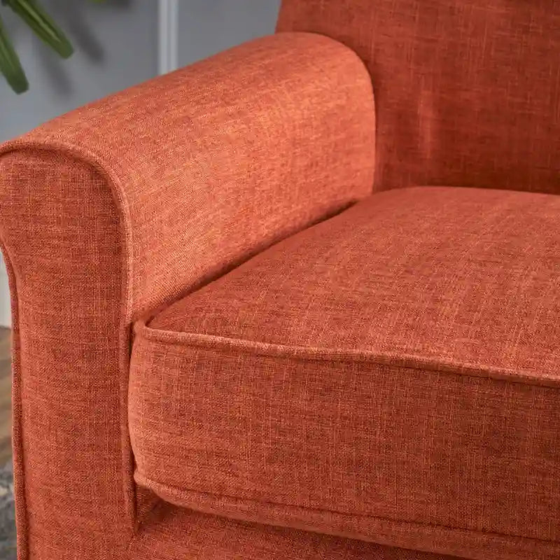 Mid-Century Fabric Loveseat