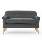 Mid-Century Fabric Loveseat