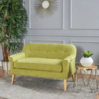 Mid-Century Fabric Loveseat