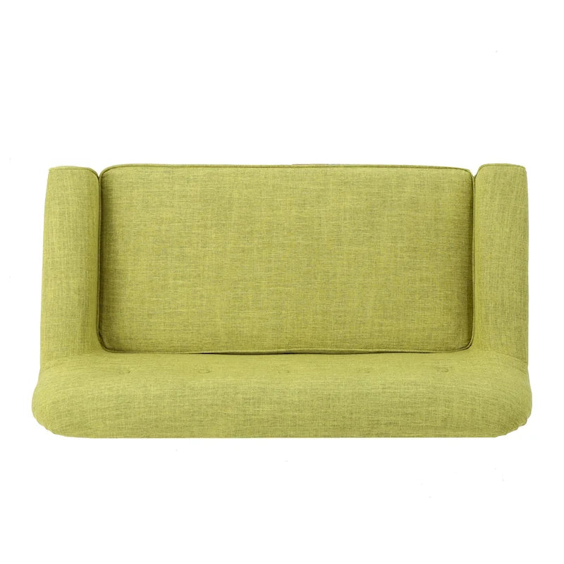 Mid-Century Fabric Loveseat