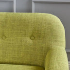 Mid-Century Fabric Loveseat