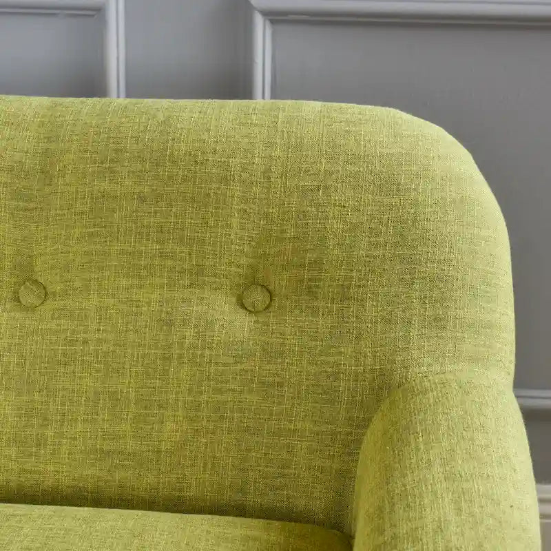 Mid-Century Fabric Loveseat