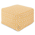 Indoor Outdoor Ottoman Pouf 27 in L x 27 in W x 17 in H