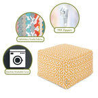 Indoor Outdoor Ottoman Pouf 27 in L x 27 in W x 17 in H