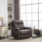 Modern Leather Power Reclining Heated Massage Chair