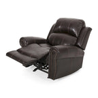 Bonded Leather Glider Recliner