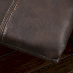 Bonded Leather Glider Recliner