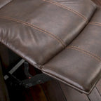 Bonded Leather Glider Recliner