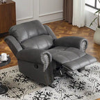 Bonded Leather Glider Recliner