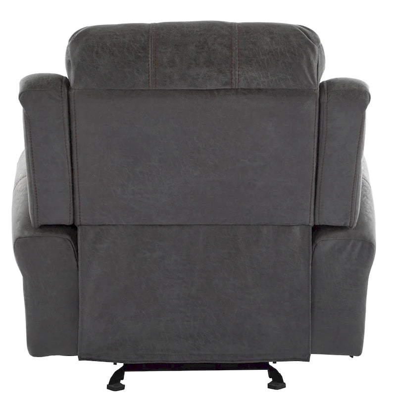 Bonded Leather Glider Recliner