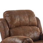 Bonded Leather Glider Recliner