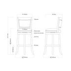 Bar Height Swivel Bar Stool