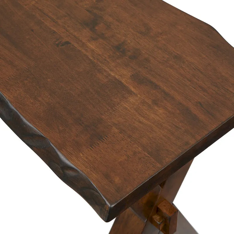 Live Edge Solid Wood Bench