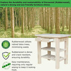 Unfinished Solid Parawood Kitchen Island