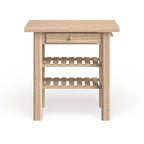 Unfinished Solid Parawood Kitchen Island