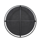 Contemporary Round Fabric Ottoman