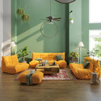 Sillón puf tipo sofá de suelo suave y cómodo para sala de estar