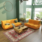 Sillón puf tipo sofá de suelo suave y cómodo para sala de estar
