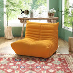 Sillón puf tipo sofá de suelo suave y cómodo para sala de estar