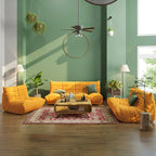 Sillón puf tipo sofá de suelo suave y cómodo para sala de estar