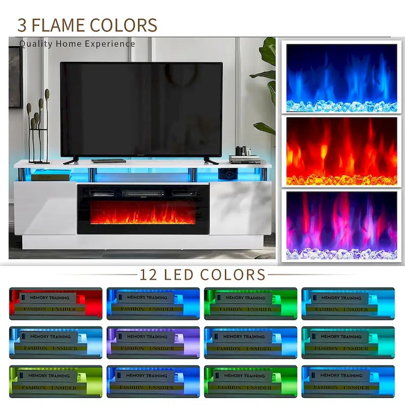 Fireplace TV Stand with 36 Electric Fireplace
