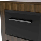Urban Two-Drawer Mobile File Cabinet with Iron Bar Pulls