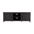 TV Stand for 75 Inch TV, Entertainment Center with Two Doors and 4 Open Storage Compartments TV Console Media Cabinet