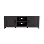 TV Stand for 75 Inch TV, Entertainment Center with Two Doors and 4 Open Storage Compartments TV Console Media Cabinet