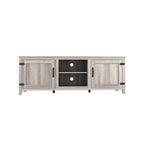 TV Stand for 75 Inch TV, Entertainment Center with Two Doors and 4 Open Storage Compartments TV Console Media Cabinet